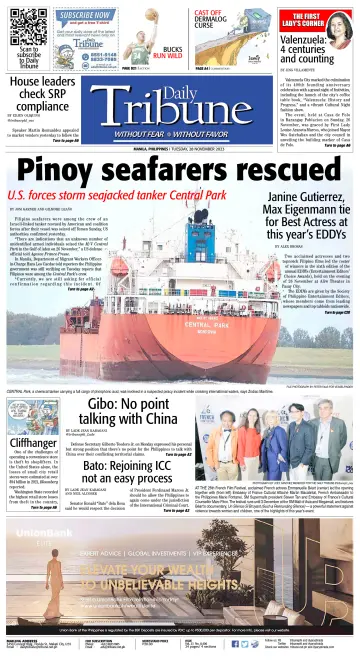 Daily Tribune (Philippines) - 28 Nov 2023