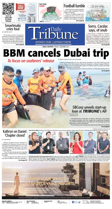 Daily Tribune (Philippines) - 1 Dec 2023
