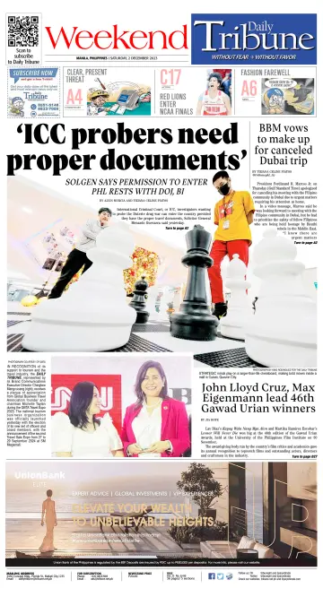 Daily Tribune (Philippines) - 2 Dec 2023