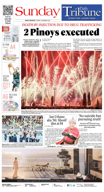 Daily Tribune (Philippines) - 3 Dec 2023
