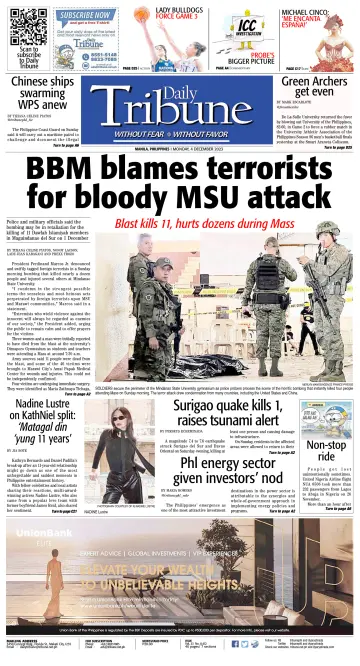 Daily Tribune (Philippines) - 4 Dec 2023