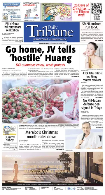 Daily Tribune (Philippines) - 12 Dec 2023