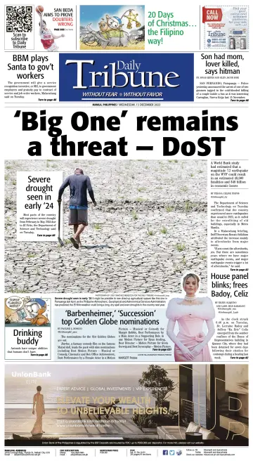 Daily Tribune (Philippines) - 13 Dec 2023