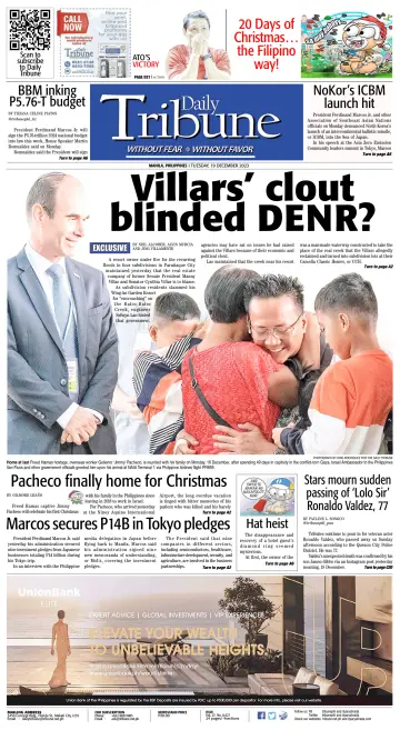 Daily Tribune (Philippines) - 19 Dec 2023