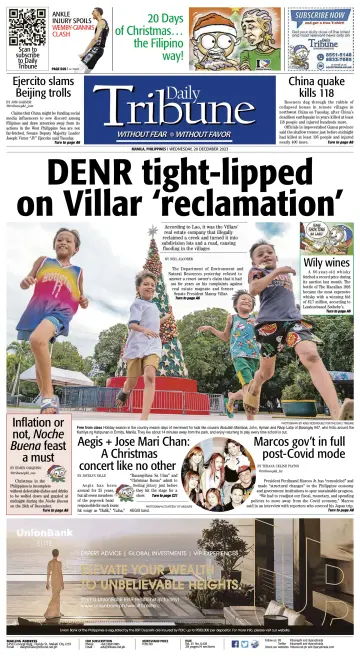 Daily Tribune (Philippines) - 20 Dec 2023