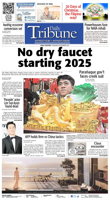 Daily Tribune (Philippines) - 28 Dec 2023