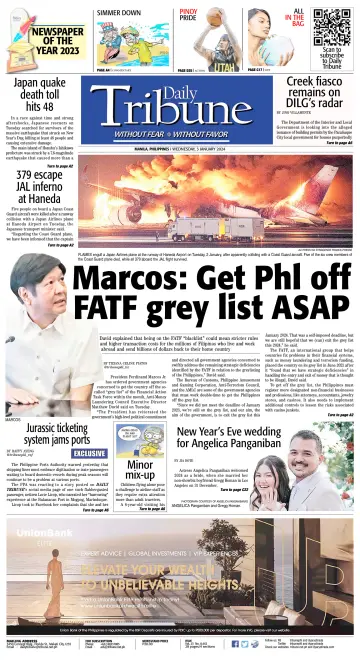 Daily Tribune (Philippines) - 3 Jan 2024