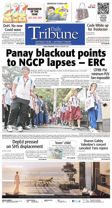 Daily Tribune (Philippines) - 5 Jan 2024