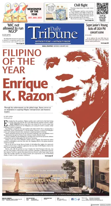 Daily Tribune (Philippines) - 8 Jan 2024