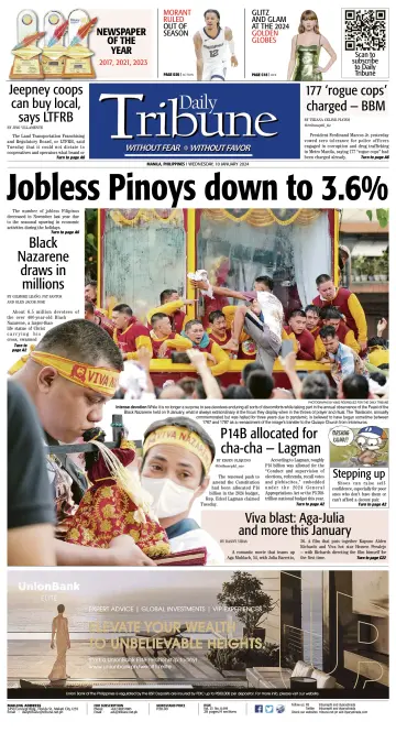 Daily Tribune (Philippines) - 10 Jan 2024