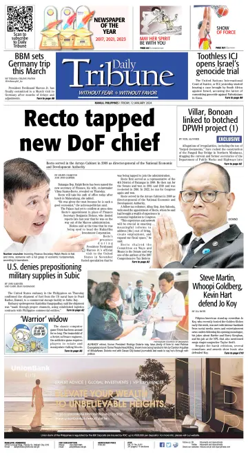 Daily Tribune (Philippines) - 12 Jan 2024