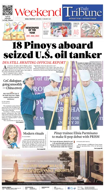 Daily Tribune (Philippines) - 13 Jan 2024