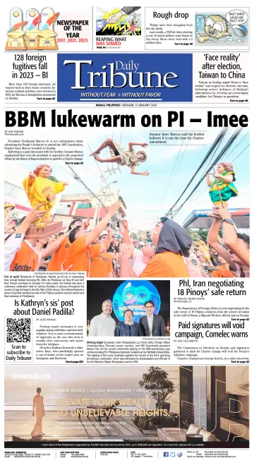 Daily Tribune (Philippines) - 15 Jan 2024