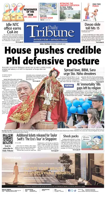 Daily Tribune (Philippines) - 22 Jan 2024