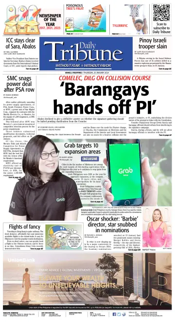 Daily Tribune (Philippines) - 25 Jan 2024