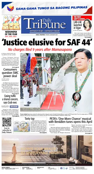 Daily Tribune (Philippines) - 26 Jan 2024