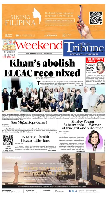 Daily Tribune (Philippines) - 3 Feb 2024