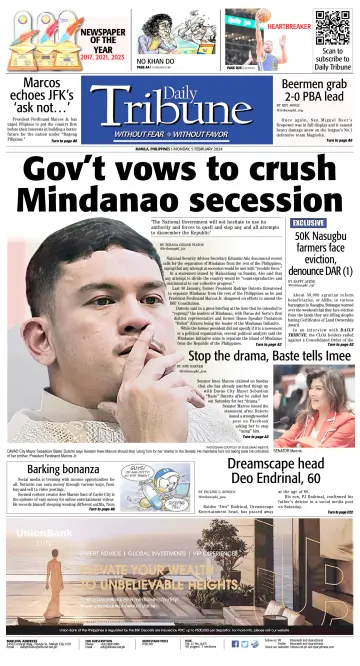 Daily Tribune (Philippines) - 5 Feb 2024