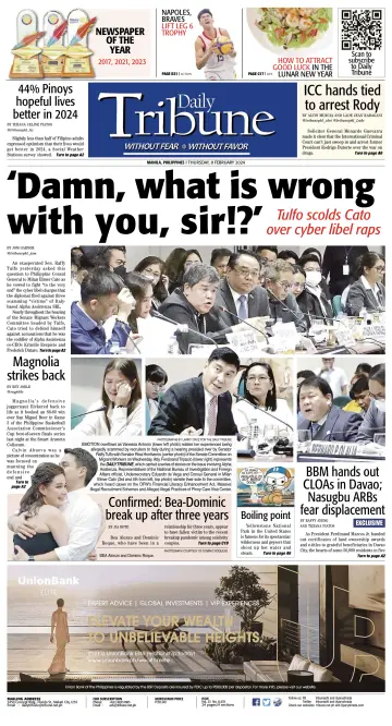 Daily Tribune (Philippines) - 8 Feb 2024