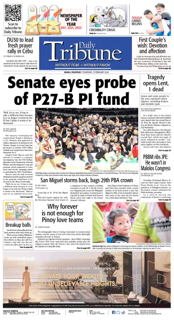 Daily Tribune (Philippines) - 15 Feb 2024