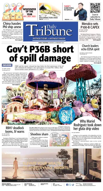 Daily Tribune (Philippines) - 26 Feb 2024