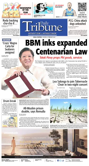 Daily Tribune (Philippines) - 27 Feb 2024
