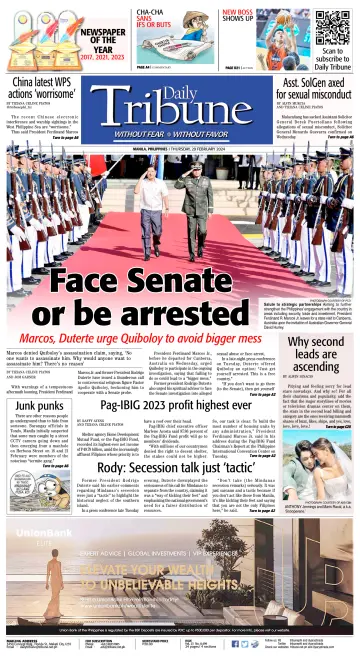 Daily Tribune (Philippines) - 29 Feb 2024