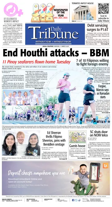 Daily Tribune (Philippines) - 11 Mar 2024