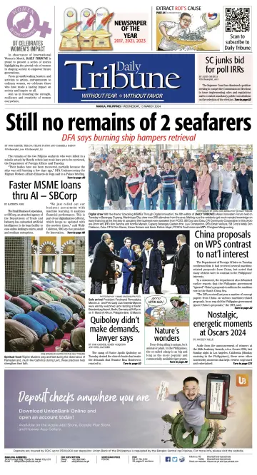 Daily Tribune (Philippines) - 13 Mar 2024