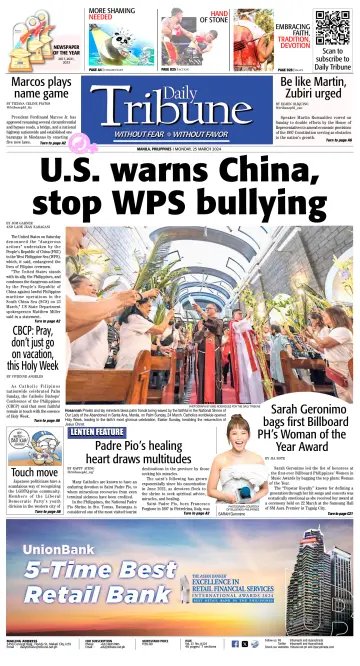 Daily Tribune (Philippines) - 25 Mar 2024