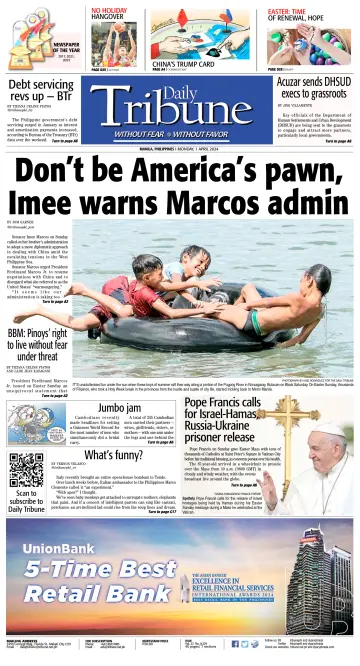 Daily Tribune (Philippines) - 1 Apr 2024