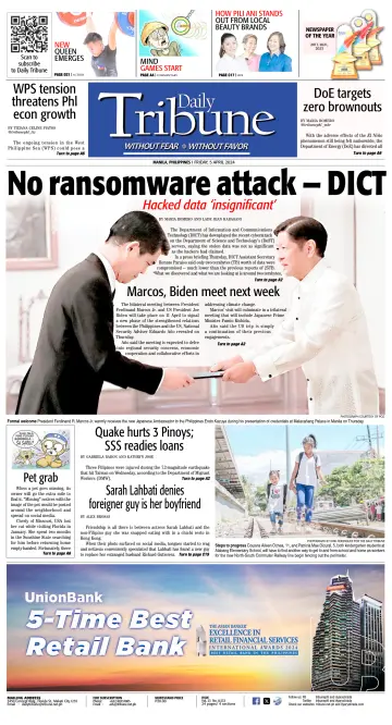 Daily Tribune (Philippines) - 05 4월 2024