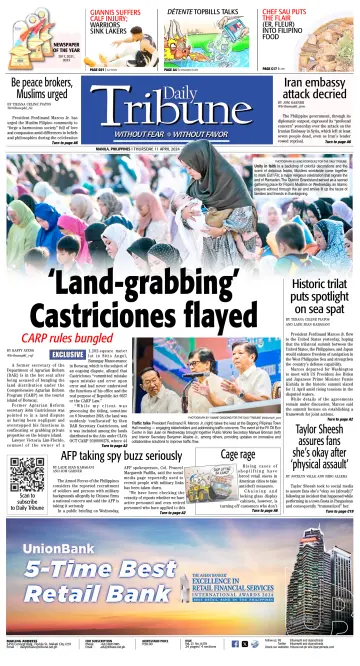 Daily Tribune (Philippines) - 11 abril 2024
