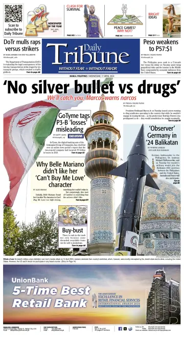 Daily Tribune (Philippines) - 17 Apr. 2024