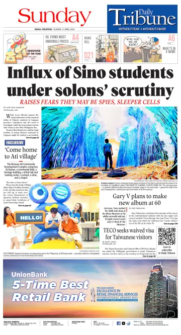 Daily Tribune (Philippines) - 21 Apr. 2024