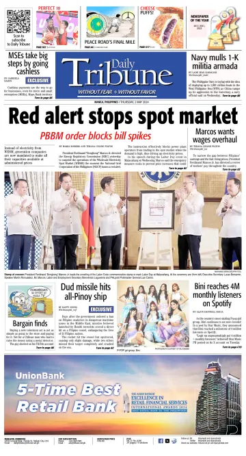 Daily Tribune (Philippines) - 2 Bealtaine 2024