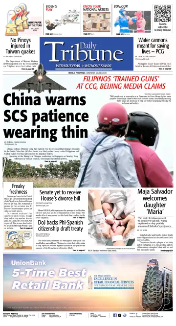 Daily Tribune (Philippines) - 3 Jun 2024