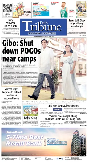 Daily Tribune (Philippines) - 13 Jun 2024