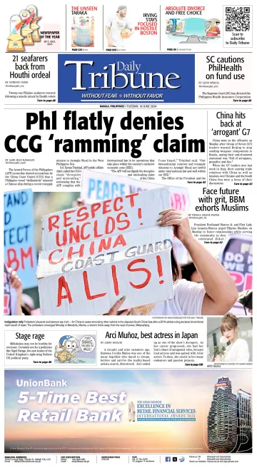 Daily Tribune (Philippines) - 18 Jun 2024