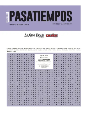 Pasatiempos | La Nueva España - 14 janv. 2024