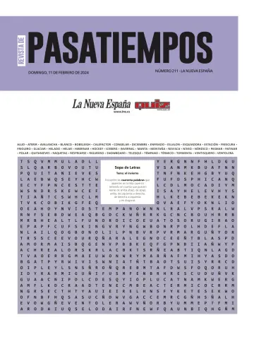 Pasatiempos | La Nueva España - 11 févr. 2024