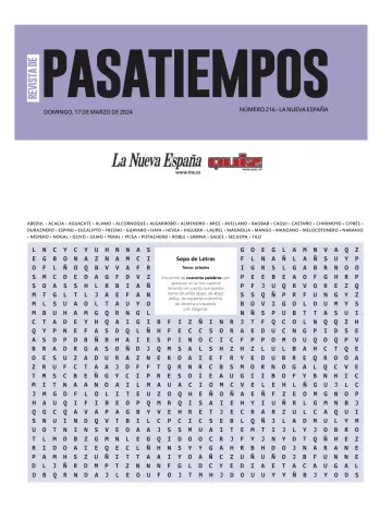Pasatiempos | La Nueva España - 17 mars 2024