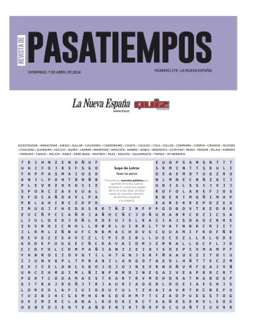 Pasatiempos | La Nueva España - 07 avr. 2024