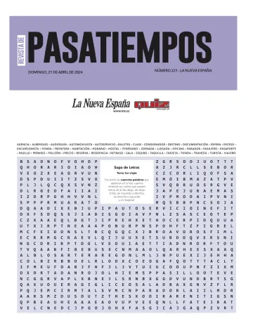 Pasatiempos | La Nueva España - 21 avr. 2024