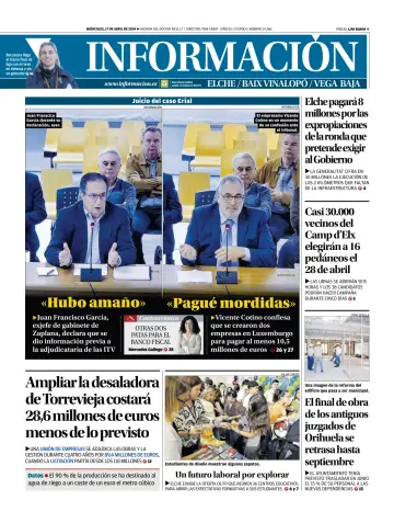 Diario Informacion (Elche y Vega Baja) - 17 Apr 2024