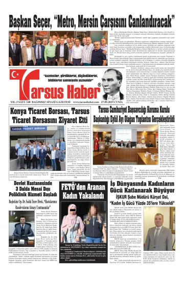 Tarsus Haber - 27 Eyl 2019