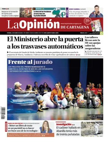 La Opinion de Murcia (Cartagena) - 12 Apr 2024