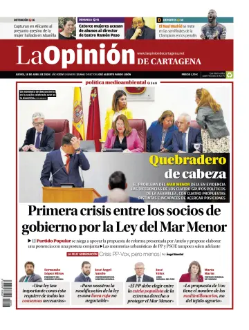 La Opinion de Murcia (Cartagena) - 18 avr. 2024