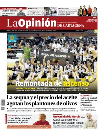 La Opinion de Murcia (Cartagena) - 21 4月 2024
