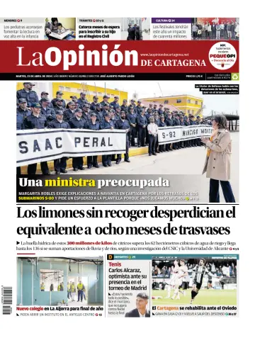 La Opinion de Murcia (Cartagena) - 23 avr. 2024